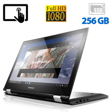 Ноутбук трансформер Lenovo Yoga / 15.6'' IPS Touch / Core i5-5200U (2(4) ядра по 2.2-2.7 GHz) / 8GB DDR3 / 256GB SSD / GeForce 920M, 1 GB DDR3, 64bit / WebCam / HDMI б/в