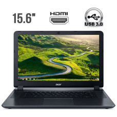 Ноутбук Acer Chromebook 15 CB3-532 N15Q9 / 15.6" TN / Intel Celeron N3060 (2 ядра по 1.6-2.48 GHz) / 4GB DDR3 / 16GB eMMC / HD Graphics 400 / WebCam / HDMI / Chrome OS б/в