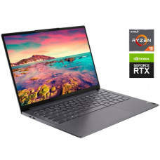 Ігровий ультрабук Lenovo Yoga Slim 7 Pro 14ARH7 / 14" (3072x1920) IPS Touch / AMD Ryzen 9 6900HS (8 (16) ядер по 3.3 - 4.9 GHz) / 32 GB DDR5 / 256 GB SSD / nVidia GeForce RTX 3050, 4 GB GDDR6, 128-bit / WebCam / Win 11 Home б/в