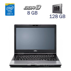 Ноутбук Fujitsu LifeBook E752 / 15.6" TN / Core i5-3320M (2(4) ядра по 2.6-3.3 GHz) / 8GB DDR3 / 128GB SSD / WebCam / HD Graphics 4000 / Win10 PRO Lic б/в
