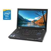 Ноутбук Lenovo ThinkPad / 15.6" TN / Core i7-620M (2(4) ядра по 2.66-3.33GHz) / 4GB DDR3 / 120GB SSD / NVS 3100M, 512MB GDDR3, 64bit / WebCam / DVD-RW б/в