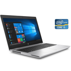 Ноутбук HP ProBook 650 G4 / 15.6" (1366x768) TN / Intel Core i5-7200U (2 (4) ядра по 2.5 - 3.1 GHz) / 8 GB DDR4 / 240 GB SSD / Intel HD Graphics 620 / WebCam / Win 10 Pro б/в