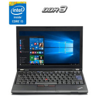 Нетбук Lenovo ThinkPad X220 / 12.5" TN / Intel Core i5-2520M (2(4) ядра по 2.5-3.2 GHz) / 4GB DDR3 / 320GB HDD / HD Graphics 3000 / WebCam б/в