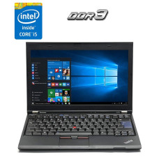 Нетбук Lenovo ThinkPad X220 / 12.5" TN / Intel Core i5-2520M (2(4) ядра по 2.5-3.2 GHz) / 4GB DDR3 / 320GB HDD / HD Graphics 3000 / WebCam б/в