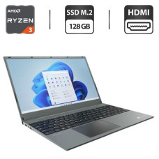 Ультрабук Gateway GWTN156-12-11BK / 15.6" (1920x1080) IPS / AMD Ryzen 3 3250U (2 (4) ядра по 2.6 - 3.5 GHz) / 4 GB DDR4 / 128 GB SSD M.2 / AMD Radeon RX Vega 3 Graphics / WebCam / HDMI