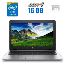 Ноутбук HP EliteBook 850 G3 / 15.6" (1920x1080) TN Touch / Intel Core i5-6200U (2 (4) ядра по 2.3 - 2.8 GHz) / 16 GB DDR4 / 480 GB SSD / Intel HD Graphics 520 / WebCam б/в