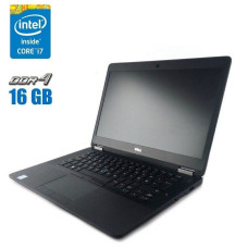 Ультрабук Dell Latitude E7470 / 14" (1920x1080) IPS / Intel Core i7-6600U (2 (4) ядра по 2.6 - 3.4 GHz) / 16 GB DDR4 / 512 GB SSD NEW / Intel HD Graphics 520 / WebCam б/в