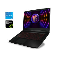 Ігровий ноутбук MSI GF63 Thin 11SC / 15.6" (1920x1080) IPS / Intel Core i5-11400H (6 (12) ядер по 2.7 - 4.5 GHz) / 8 GB DDR4 / 256 GB SSD / nVidia GeForce GTX 1650 Max-Q, 4 GB GDDR6, 128-bit / WebCam б/в