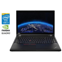 Мобільна робоча станція Б-клас Lenovo ThinkPad P53 / 15.6" (3840x2160) IPS / Intel Core i7-9750H (6 (12) ядер по 2.6 - 4.5 GHz) / 16 GB DDR4 / 512 GB SSD / nVidia Quadro T2000, 4 GB GDDR5, 128-bit / WebCam б/в
