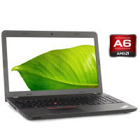 Ноутбук Lenovo ThinkPad E565 / 15.6" (1366x768) TN / AMD A6-8500P (2 ядра по 1.6-3 GHz) / 4 GB DDR3 / 250 GB SSD / AMD Radeon R5 Graphics / WebCam / DVD-ROM / Win 10 Pro б/в