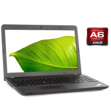 Ноутбук Lenovo ThinkPad E565 / 15.6" (1366x768) TN / AMD A6-8500P (2 ядра по 1.6-3 GHz) / 4 GB DDR3 / 250 GB SSD / AMD Radeon R5 Graphics / WebCam / DVD-ROM / Win 10 Pro б/в
