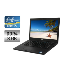 Ультрабук Dell Latitude 7280 / 12.5" (1920x1080) IPS Touch / Intel Core i5-7300U (2 (4) ядра по 2.6 - 3.5 GHz) / 8 GB DDR4 / 128 GB SSD / Intel HD Graphics 620 / WebCam б/в