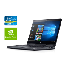 Мобільна робоча станція Dell Precision 7720 / 17.3" (1920x1080) IPS / Intel Core i7-6920HQ (4 (8) 2.9 - 3.8 GHz) / 32 GB DDR4 / 480 GB SSD + 512 GB SSD / nVidia Quadro P3000, 6 GB GDDR5, 192-bit / WebCam / Windows 10 б/в