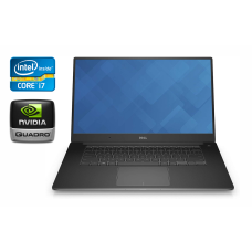 Ноутбук рабочая станция Б-клас Dell Precision 5510 / 15.6" (1920x1080) IPS / Intel Core i7-6820HQ (4 (8) ядра по 2.7 - 3.6 GHz) / 16 GB DDR4 / 240 GB SSD + 500 GB HDD / nVidia Quadro M1000M, 2 GB DDR3, 128-bit / WebCam / Windows 10 б/в