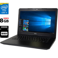 Ноутбук Dell Latitude 3450 / 14" TN / Core i5-5300U (2(4) ядра по 2.3-2.9 GHz) / 8GB DDR3 / 120GB SSD / HD Graphics 5500 / WebCam / HDMI б/в