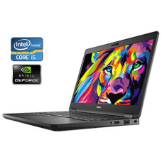 Ультрабук Dell Latitude 5480 / 14" (1366x768) TN / Intel Core i5-7440HQ (4 ядра по 2.8 - 3.8 GHz) / 8 GB DDR4 / 240 GB SSD / nVidia GeForce 930MX, 2 GB DDR3, 64-bit / WebCam / Win 10 Pro б/в