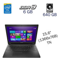 Ноутбук Lenovo G500S / 15.6" TN / Pentium 2020M (2 ядра по 2.4GHz) / 6GB DDR3 / 640GB HDD / GeForce GT 720M, 2GB DDR3, 64-bit / WebCam / DVD-ROM б/в