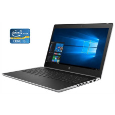 Ноутбук HP ProBook 450 G5 / 15.6" (1920x1080) IPS / Intel Core i5-8250U (4 (8) ядра по 1.6 - 3.4 GHz) / 16 GB DDR4 / 256 GB SSD + 500 GB HDD / Intel HD Graphics 620 / WebCam / Win 10 Pro б/в