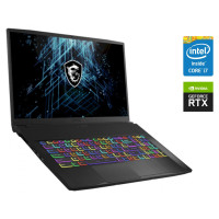 Ігровий ноутбук MSI GF75 Thin 10UEK / 15.6" IPS / Core i7-10750H (6(12) ядер по 2.6-5 GHz) / 16GB DDR4 / 1000GB SSD / GeForce RTX 3060, 6GB GDDR6, 192-bit / WebCam / Win 10 Home б/в