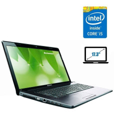 Ноутбук Lenovo G780 / 17.3" (1600x900) TN / Intel Core i5-3320M (2 (4) ядра по 2.6 - 3.3 GHz) / 8 GB DDR3 / 120 GB SSD / Intel HD Graphics 4000 / WebCam б/в