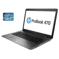 Ноутбук HP ProBook 470 G2 / 17.3" (1920x1080) TN / Intel Core i7-4510U (2 (4) ядра по 2.0 - 3.1 GHz) / 8 GB DDR3 / 256 GB SSD / AMD Radeon R5 M255, 1 GB DDR3, 128-bit / WebCam / Win 10 Pro б/в