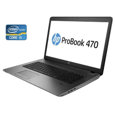 Ноутбук HP ProBook 470 G2 / 17.3" (1920x1080) TN / Intel Core i7-4510U (2 (4) ядра по 2.0 - 3.1 GHz) / 8 GB DDR3 / 256 GB SSD / AMD Radeon R5 M255, 1 GB DDR3, 128-bit / WebCam / Win 10 Pro б/в