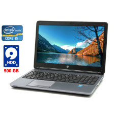 Ноутбук Б-клас HP ProBook 650 G1 / 15.6" (1920x1080) TN / Intel Core i5-4310M (2 (4) ядра по 2.7 - 3.4 GHz) / 4 GB DDR3 / 500 GB HDD / Intel HD Graphics 4600 /DVD-ROM / WebCam / Win 10 Pro б/в