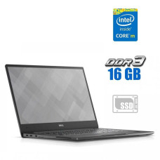 Ультрабук Dell Latitude 7370 / 13.3" (3200x1800) IPS Touch / Intel Core m7-6Y75 (2 (4) ядра по 1.2 - 3.1 GHz) / 8 GB DDR3 / 240 GB SSD / Intel HD Graphics 515 / WebCam б/в