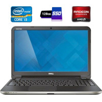 Ноутбук Б-клас Dell Vostro 2521 / 15.6" (1366x768) TN / Intel Core i3-3227U (2 (4) ядра по 1.9 GHz) / 4 GB DDR3 / 128 GB SSD / AMD Radeon HD 7670M, 1 GB DDR3, 128-bit / WebCam / DVD-RW / HDMI б/в