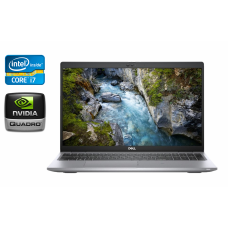 Ноутбук робоча станція Б-клас Dell Precision 3560 / 15.6" (1920x1080) IPS / Intel Core i7-1185G7 (4 (8) ядра по 3.0 - 4.8 GHz) / 16 GB DDR4 / 512 GB SSD / nVidia Quadro T500, 4 GB GDDR6, 64-bit / WebCam / Windows 10 б/в