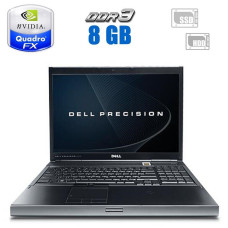 Ноутбук Dell Precision M6400 / 17" TN / Core 2 Duo T9900 (2 ядра по 3.06GHz) / 8GB DDR3 / 128GB SSD + 320GB HDD / GeForce FX 3700M, 1 GB GDDR3, 256bit / DVD-RW б/в