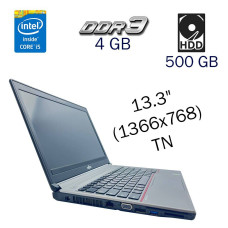 Нетбук Fujitsu LifeBook E734 / 13.3" TN / Intel Core i5-4310M (2(4) ядра по 2.7-3.4 GHz) / 4GB DDR3 / 500GB HDD / HD Graphics 4600 / WebCam / АКБ не тримає б/в
