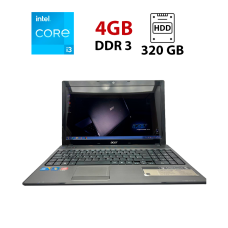 Ноутбук Acer Aspire 5741G / 15.6" (1366x768) TN / Intel Core i3-330M (2 (4) ядра по 2.13 GHz) / 4 GB DDR3 / 320 GB HDD / ATI Mobility Radeon HD 5470, 512 MB GDDR3, 64-bit / WebCam б/в