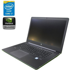 Мобільна робоча станція HP ZBook Studio G4 / 15.6" (1920x1080) IPS / Intel Core i7-7820HQ (4 (8) ядра по 2.9 - 3.9 GHz) / 16 GB DDR4 / 240 GB SSD / nVidia Quadro M1200, 4 GB GDDR5, 128-bit / WebCam б/в