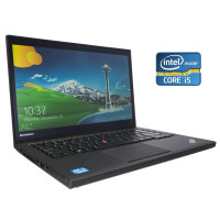 Ультрабук Lenovo ThinkPad T440s / 14" (1600x900) TN / Intel Core i5-4300U (2 (4) ядра по 1.9 - 2.9 GHz) / 12 GB DDR3 / 120 GB SSD / Intel HD Graphics 4400 / WebCam б/в