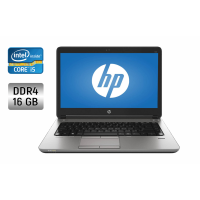 Ноутбук Б-клас HP ProBook 640 G2 / 14" (1366x768) TN / Intel Core i5-6300U (2 (4) ядра по 2.4 - 3.0 GHz) / 16 GB DDR4 / 256 GB SSD / Intel HD Graphics 520 / WebCam / Fingerprint б/в