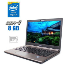 Ноутбук Fujitsu LifeBook E746 / 14" IPS / Intel Core i5-6200U (2(4) ядра по 2.3-2.8 GHz) / 8GB DDR4 / 240GB SSD / HD Graphics 520 / WebCam б/в