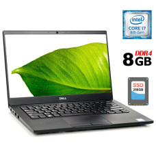 Ноутбук Dell Latitude 7390 / 13.3" IPS / Intel Core i7-8650U (4(8) ядер по 1.9-4.2GHz) / 8GB DDR4 / 256GB SSD / UHD Graphics 620 / WebCam / USB 3.1 / HDMI б/в