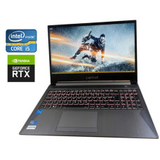 Ігровий ноутбук Clevo Captiva NH58HP / 15.6" IPS / Intel Core i5-11400H (6(12) ядер по 2.2-4.5 GHz) / 16GB DDR4 / 500GB SSD / GeForce RTX 3060, 6GB GDDR6, 192-bit / WebCam / Win 10 б/в