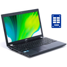 Ноутбук Acer TravelMate 5760 / 15.6" (1366x768) TN / Intel Core i3-2310M (2 (4) ядра по 2.1 GHz) / 8 GB DDR3 / 240 GB SSD / Intel HD Graphics 3000 / WebCam / Win 10 Pro б/в