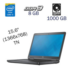 Ноутбук Dell Latitude E5540 / 15.6" TN / Intel Core i5-4310U (2(4) ядра по 2-3 GHz) / 8GB DDR3 / 1000GB HDD / HD Graphics 4400 б/в