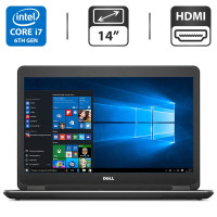 Ноутбук Dell Latitude E7440 / 14" TN / Intel Core i7-6600U (2(4) ядра по 2.6-3.4 GHz) / 4GB DDR3 / 500GB HDD / HD Graphics 520 / HDMI б/в
