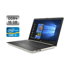 Ноутбук HP 15-dy1074nr / 15.6" (1366x768) TN Touch / Intel Core i3-1005G1 (2 (4) ядра по 1.2 - 3.4 GHz) / 16 GB DDR4 / 512 GB SSD / Intel UHD Graphics / WebCam / Windows 10 б/в