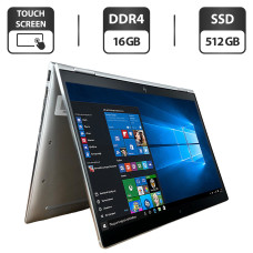 Ультрабук-трансформер HP EliteBook x360 1040 G6 / 14" (1920x1080) IPS Touch / Intel Core i7-8665U (4 (8) ядра по 1.9 - 4.8 GHz) / 16 GB DDR4 / 512 GB SSD / Intel UHD Graphics / WebCam / HDMI б/в