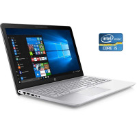 Ноутбук HP 15cs1063cl / 15.6" (1366x768) TN / Intel Core i5-8250U (4 (8) ядра по 1.6 - 3.4 GHz) / 8 GB DDR4 / 240 GB SSD / Intel UHD Graphics 620 / WebCam / Win 10 Pro б/в