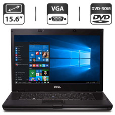 Ноутбук Dell Latitude E6510 / 15.6" TN / Core i5-520M (2(4) ядра по 2.4-2.93 GHz) / 6GB DDR3 / 128GB SSD / HD Graphics / WebCam / DVD-RW б/в