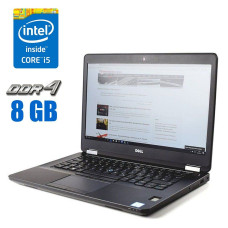 Ультрабук Dell Latitude E5470 / 14" (1366x768) TN / Intel Core i5-6300U (2 (4) ядра по 2.4 - 3.0 GHz) / 8 GB DDR4 / 256 GB SSD / Intel HD Graphics 520 / WebCam б/в