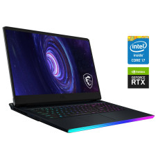 Ігровий ноутбук MSI GE76 Raider 11UH / 17.3" (1920x1080) IPS / Intel Core i7-11800H (8 (16) ядер по 2.3 - 4.6 GHz) / 32 GB DDR4 / 1000 GB SSD / nVidia GeForce RTX 3080, 16 GB GDDR6, 256-bit / WebCam / Win 11 Pro б/в