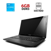 Ноутбук Lenovo IdeaPad B570 / 15.6" (1366x768) TN / Intel Core i3-2310M (2 (4) ядра по 2.1 GHz) / 6 GB DDR3 / 500 GB HDD / Intel HD Graphics 3000 / WebCam б/в