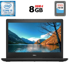 Ультрабук Dell Latitude 3480 / 14" (1366x768) TN / Intel Core i5-7200U (2 (4) ядра по 2.5 - 3.1 GHz) / 8 GB DDR4 / 250 GB SSD / Intel HD Graphics 620 / WebCam / USB 3.1 / HDMI / Win 10 б/в